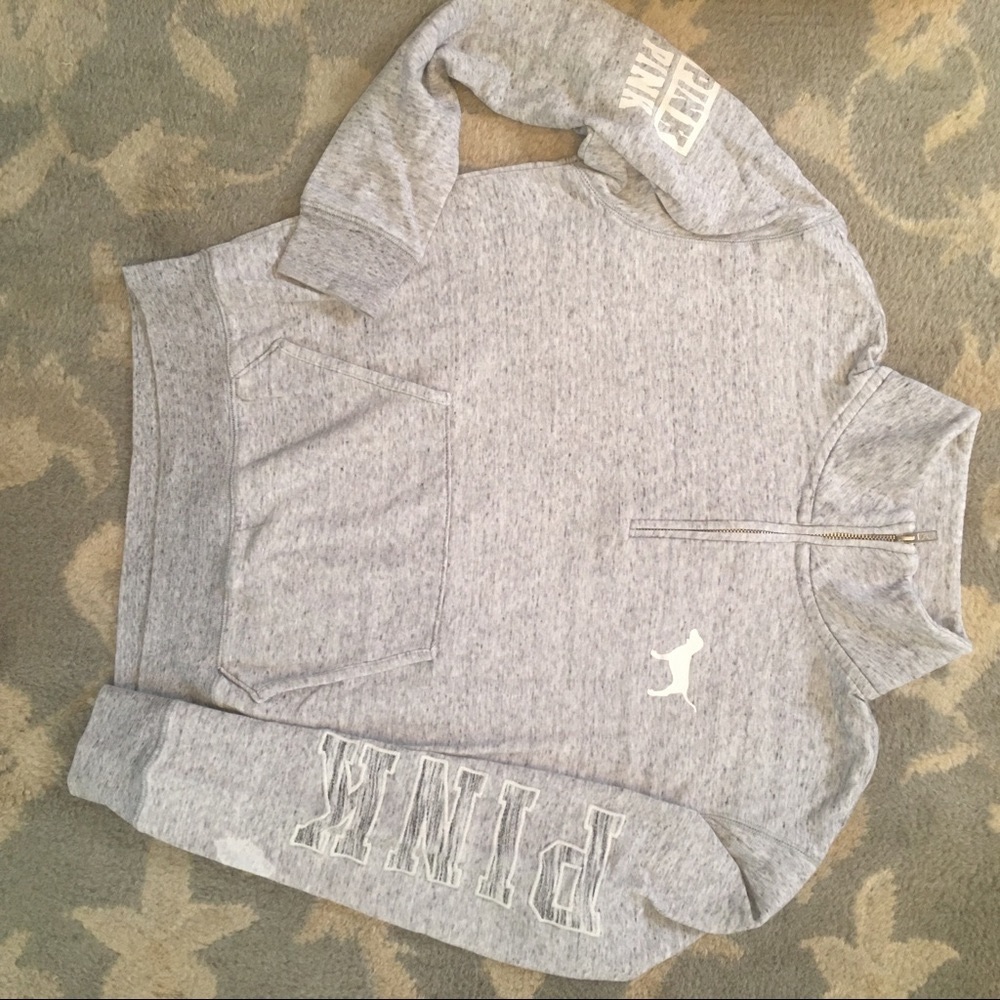 Victoria’s Secret Pink Quarter Zip Sweatshirt